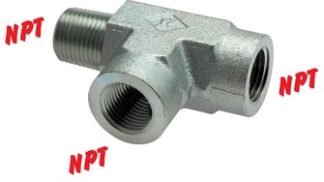 T-Stücke mit NPT-Gewinde (außen / innen / innen)|bis 350 bar
