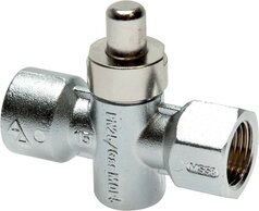 Manometer Druckknopfhähne, DVGW zertifiziert|PN 25*