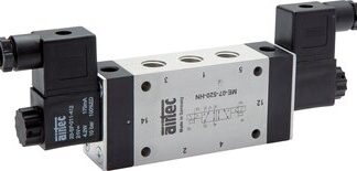 5/2-Wege Magnetimpulsventile mit Fremdluftanschluss|Baureihe ME