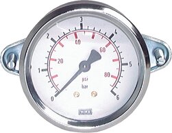 Einbaumanometer mit Dreikant-Frontring Ø 40, 50, 63 mm|Klasse 2,5