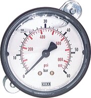 Glycerin-Einbaumanometer mit Kunststoff-Frontring Ø 63 mm|Klasse 2.5
