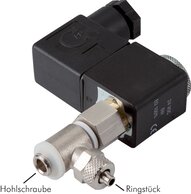 2/2-Wege & 3/2-Wege Hohlschrauben-Magnetventile mit Schlauchverschraubung|NW 1,3