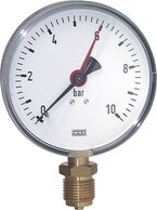 Manometer senkrecht Ø 80, 100, 160 mm|Klasse 2,5 / 1,6