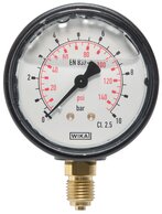 Glycerinmanometer senkrecht Ø 63 mm|Klasse 2,5