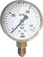 Schweißtechnikmanometer Ø 63 mm|Klasse 2,5