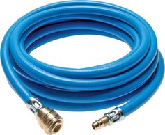 PVC-Druckluftschläuche - komplett mit Kupplungsdose und Stecker NW 7,2