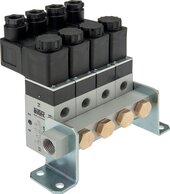 P-Reihenleisten für 3/2-, 5/2- & 5/3-Wege Ventile|für Baureihen M, ME & P