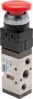 5/2-Wege-Tasterventile & Drehschalter G 1/4" (Ø 30,5)|Baureihe PMEV400