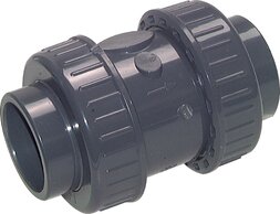 Rückschlagventile mit Klebemuffen, PVC-U|bis 16 bar