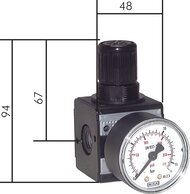Druckregler & Präzisionsdruckregler - Multifix-Baureihe 1|2100 l/min****