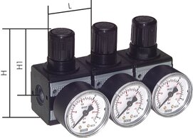 Druckregler mit durchgehender Druckversorgung - Multifix|bis 8500 l/min***