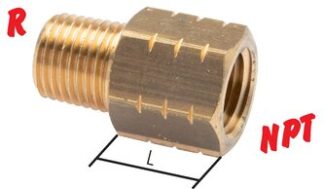 Reduziernippel mit R-Gewinde / NPT-Gewinde|bis 40 bar