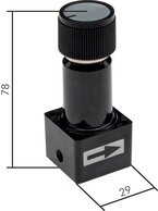 Präzisionsvakuumregler (Miniatur)|22 l/min