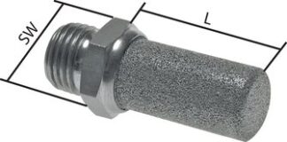 Schalldämpfer aus Edelstahl