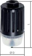 Abluft-Schalldämpfer mit Feinfilter|technisch ölfreie Abluft