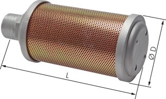 Hochleistungsschalldämpfer leicht Bauform|PN 10