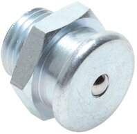 Gerade Flachschmiernippel, Kopfdurchmesser 22 mm|DIN 3404