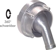 Storz-Kupplungen mit drehbarem 50°-Schlauchanschluss