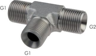 T-Stücke mit G-Gewinde (60° Universaldichtkegel, außen)|bis 475 bar