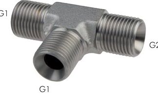 T-Stücke mit G-Gewinde (60° Universaldichtkegel, außen)|bis 475 bar
