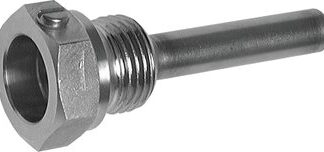 Schutzrohre mit Klemmschraube für Bimetallthermometer, 18 mm Bund|Typ A