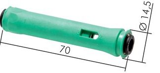 Inline-Ejektoren mit Steckanschluss, bis 94% Vakuum (-0,94 bar)|bis 41 l/min