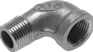 Einschraubwinkel 90° mit Innen- & Außengewinde (gegossen)|bis 25 bar