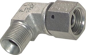 Winkel-Verschraubungen 90° mit G-Gewinde (60° Universaldichtkegel, innen / außen)|bis 475 bar