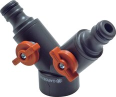 Y-Verteiler mit Innengewinde & Kupplungsstecker
