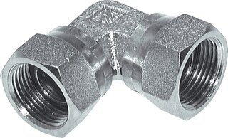 Winkel-Verschraubungen 90° mit G-Gewinde (60° Universaldichtkegel, innen)|bis 575 bar