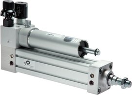 Ölbremszylinder|Haupteinbaumaße nach ISO 15552