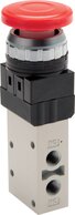3/2-Wege Tasterventile & Drehschalter G 1/8" (Ø 30,5)|Baureihe YMV300