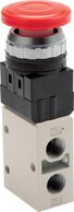 3/2-Wege Tasterventile & Drehschalter G 1/4" (Ø 30,5)|Baureihe YMV400