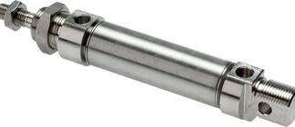 Edelstahl Rundzylinder, doppeltwirkend|ISO 6432